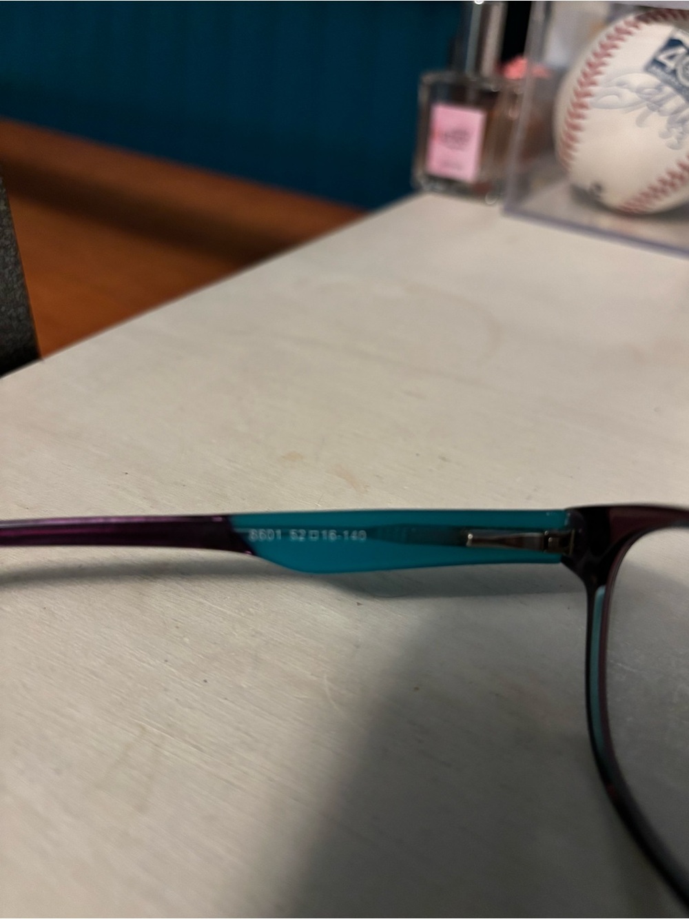 Firmoo purple/teal frames - Picture 4 of 6